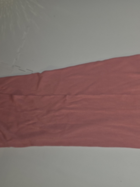 Guess Ribbed Pink Mini Skirt with Branded Drawstrings - Picture 3 of 4